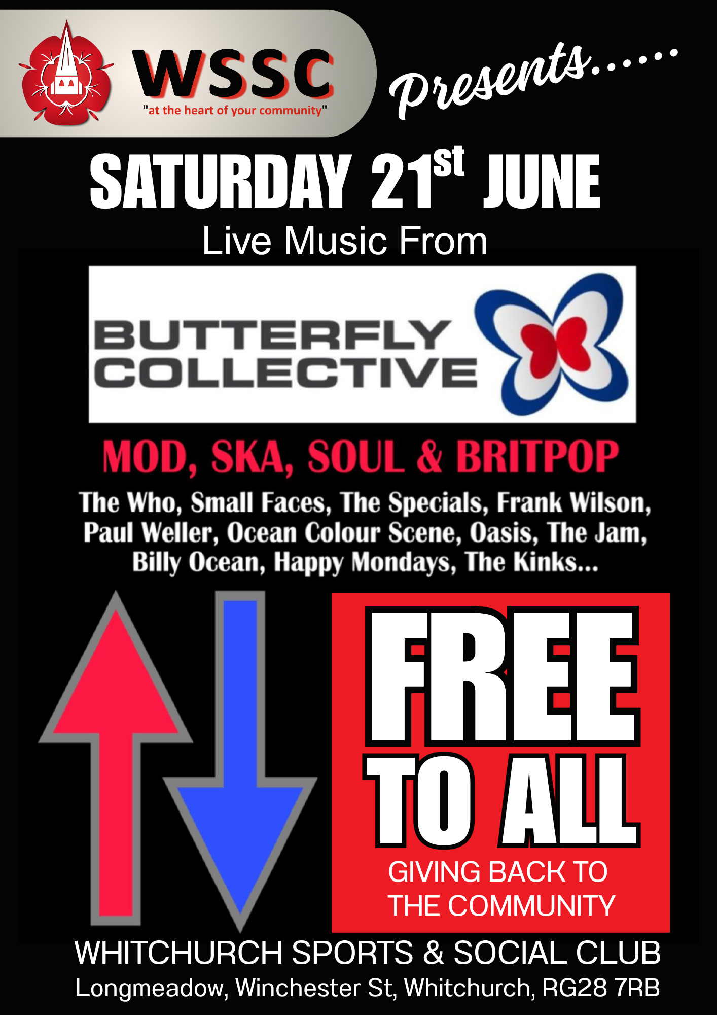 Butterfly Collective at Whitchurch Club