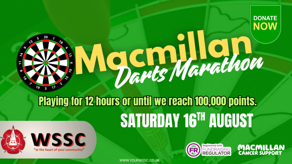 Macmillan Darts Marathon