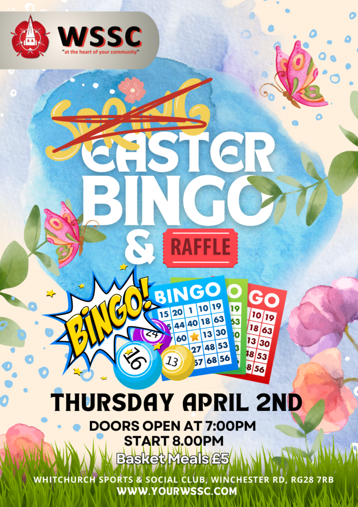 4 Seasons Spring Bingo 2026 at Whitchurch Sports and Social Club