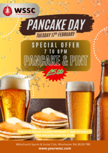 Pancake Day at Whitchurch Club