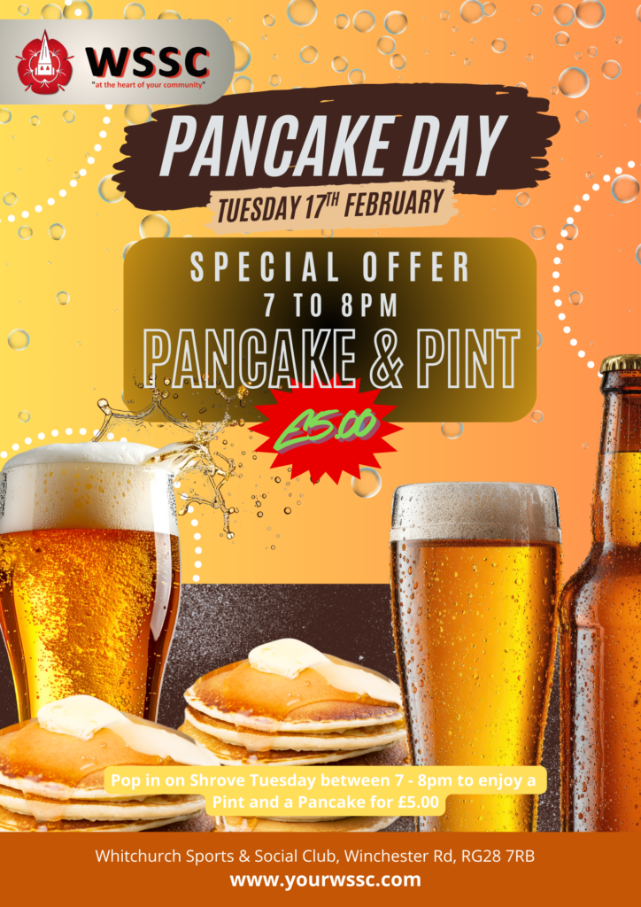 Pancake Day at Whitchurch Club