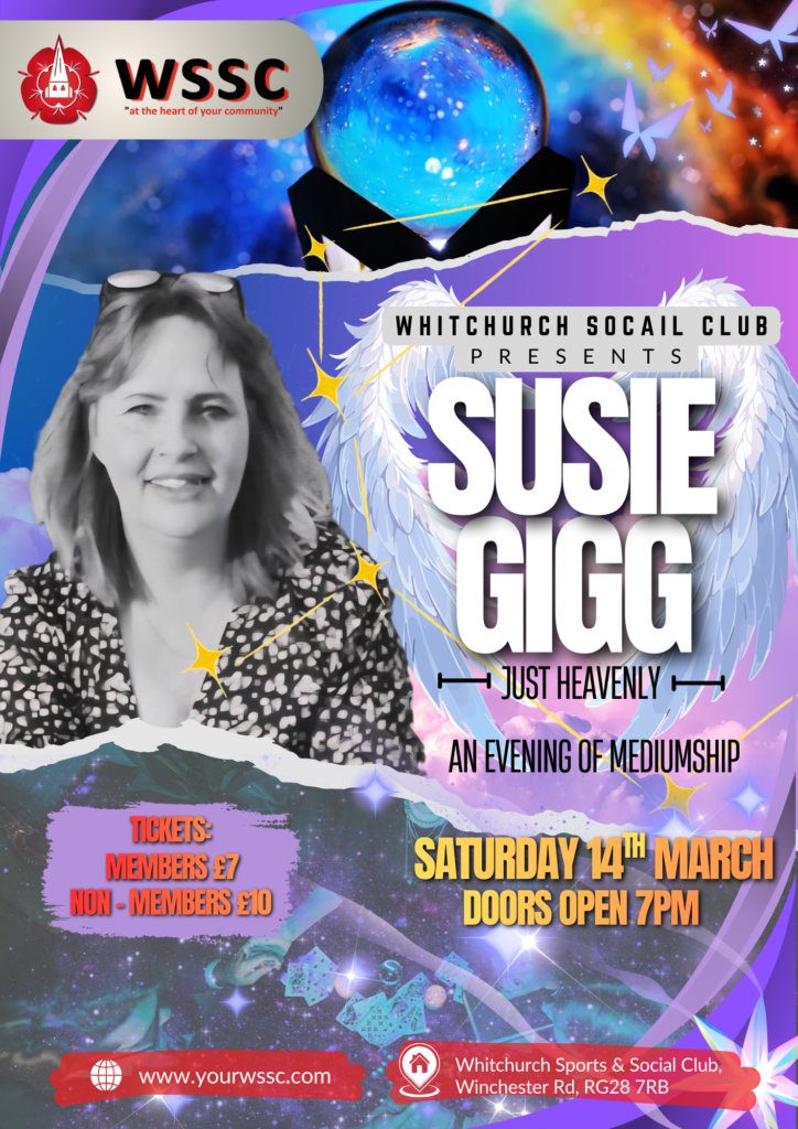 Susie Gigg at Whitchurch Sprots and Social Club