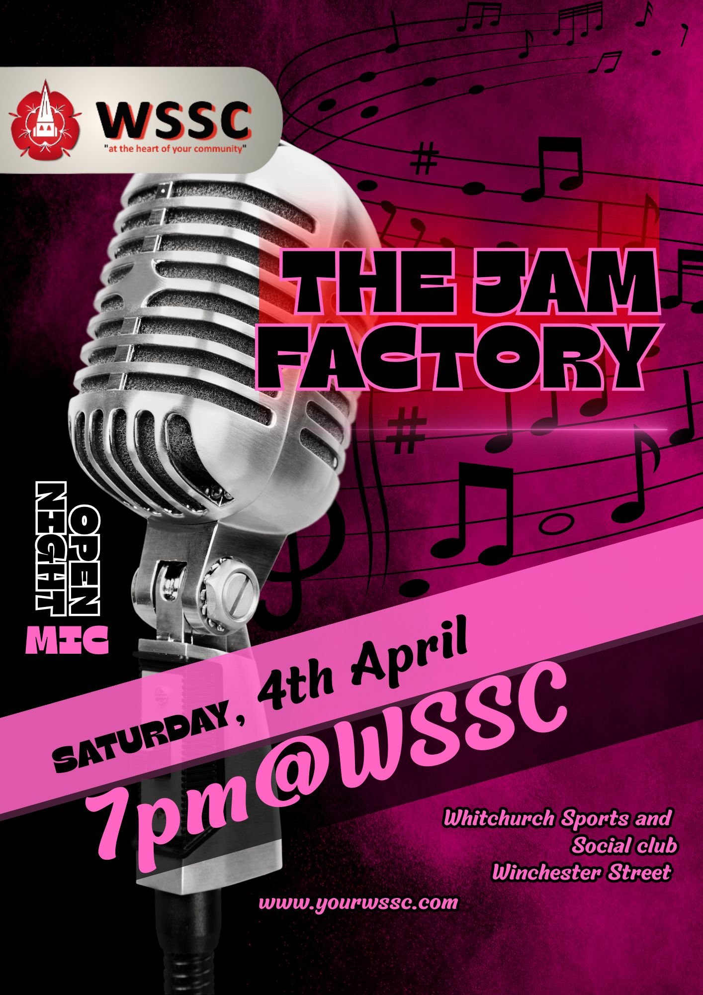 The Jam Factory April at WSSC