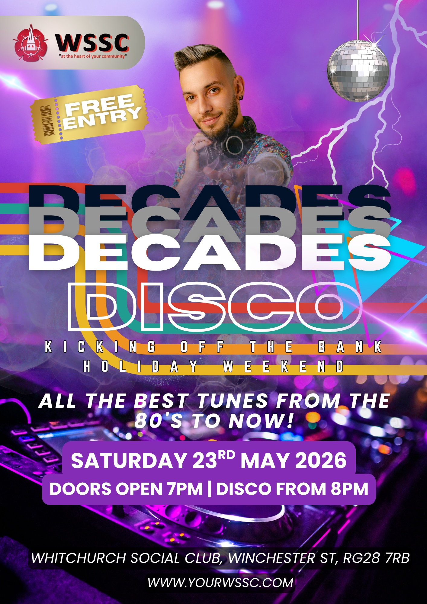 Decades Disco at WSSC