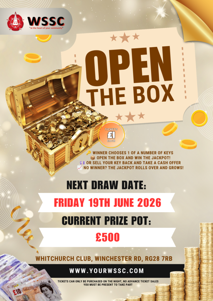 Open the Box at Whitchurch Sports and Social Club