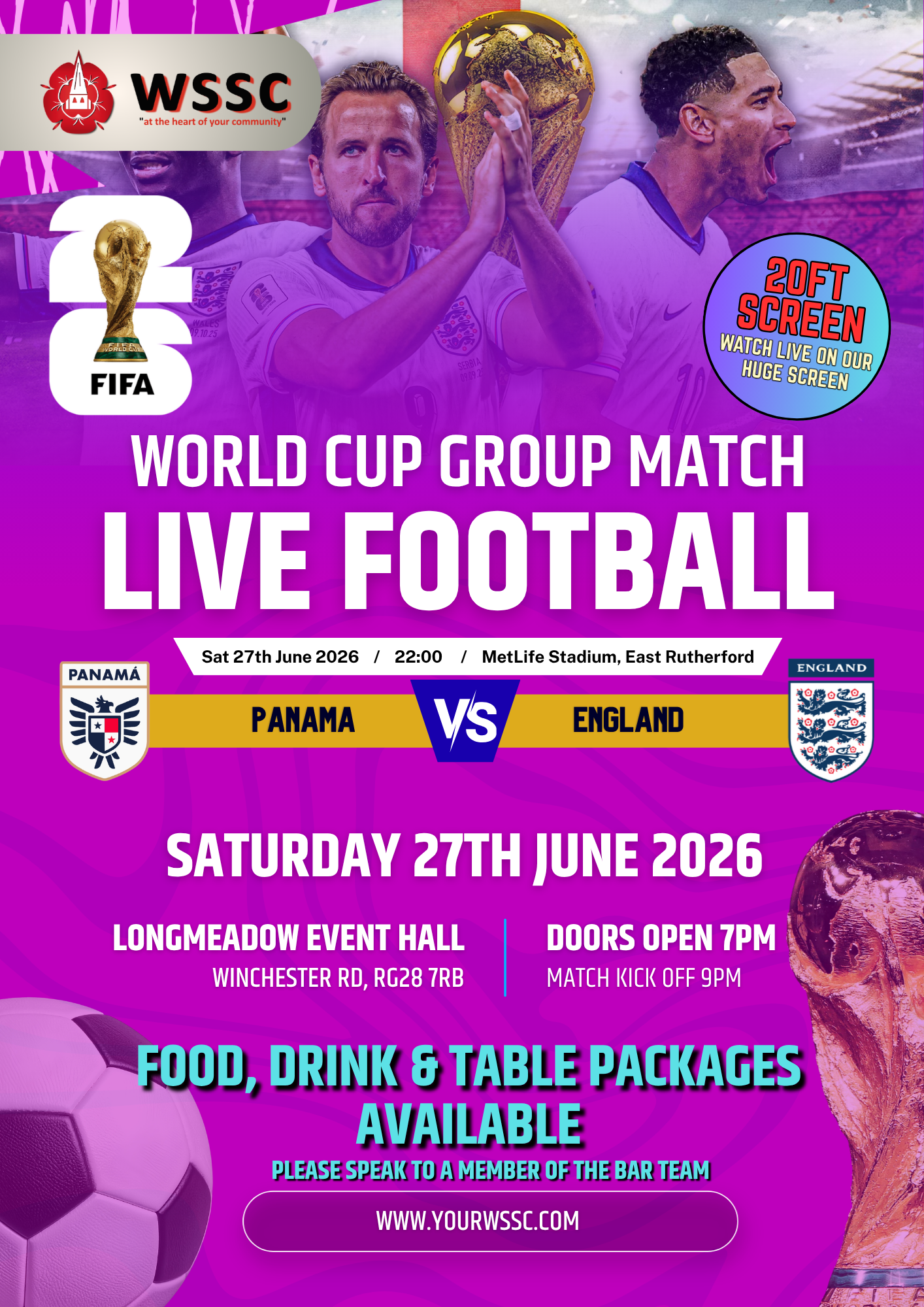 Panama vs England @ WSSC
