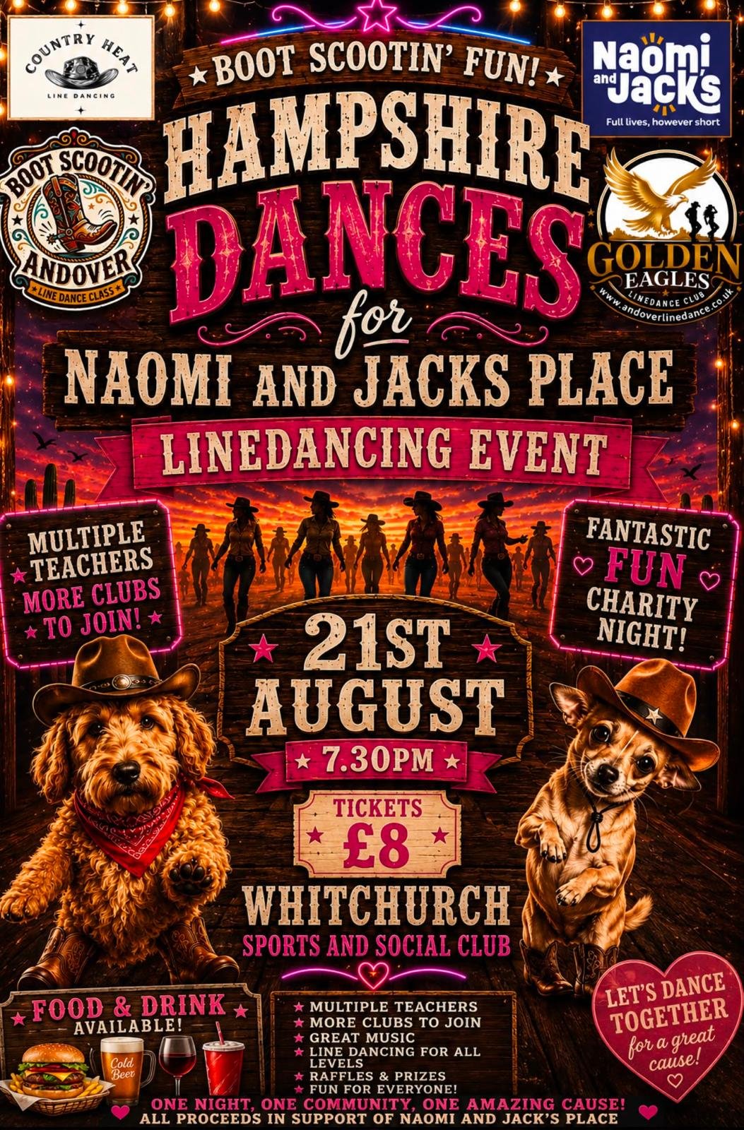 Charity Line Dancing Evening Comes to Whitchurch Sports & Social Club