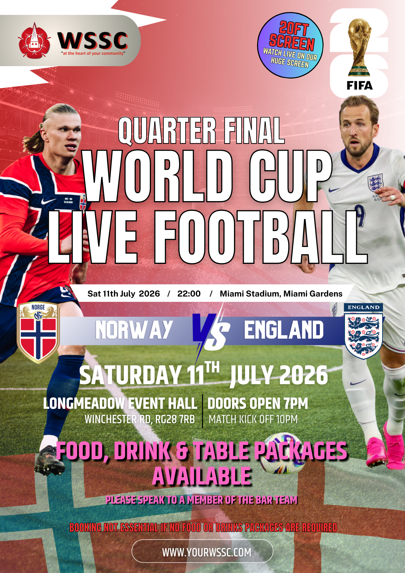 Norway vs England Live at WSSC